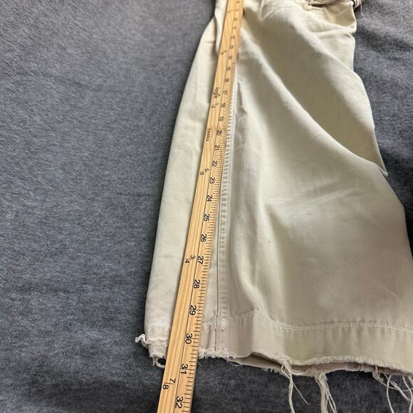 VTG American Eagle Destroyed Cargo Pants Sz 31x32 Y2K Grunge Streetwear Tattered - Picture 9 of 10